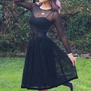 Unique Vintage Spiderweb skirt